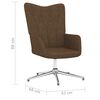vidaXL Chaise de relaxation Marron Tissu