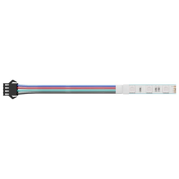 vidaXL Bande LED 4 pcs Noir et Multicolore 150 cm Cuivre et plastique