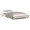 vidaXL Cadre de lit Marron 80 x 210 cm Pin massif