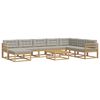 vidaXL Ensemble de canap&eacute;s d'ext&eacute;rieur 9 pc 8 place