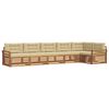 vidaXL Ensemble de canap&eacute;s d'ext&eacute;rieur 6 pc Naturel et Beige