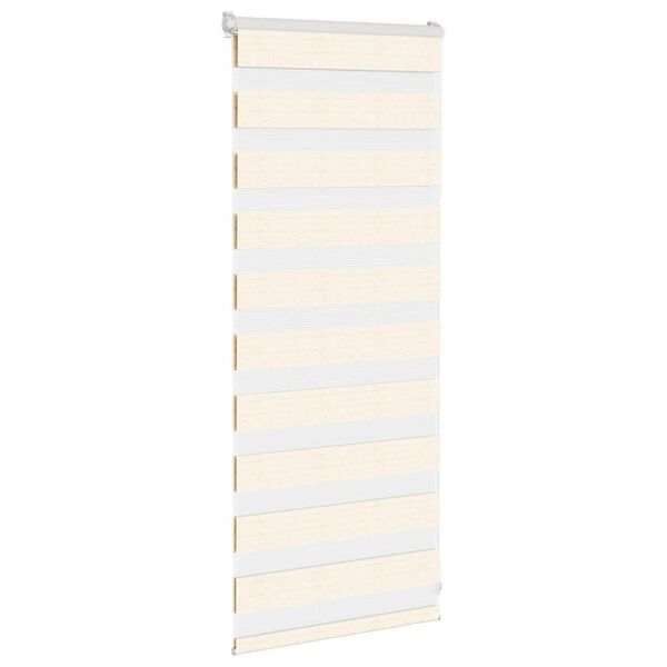 vidaXL Store z&egrave;bre beige marbr&eacute; largeur du tissu 55,9 cm polyester