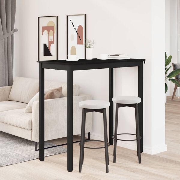 vidaXL Table de bar debout Bois d'ing&eacute;nierie