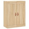 vidaXL Buffet haut Ch&ecirc;ne sonoma 69,5x34x180 cm Bois d'ing&eacute;nierie