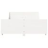 vidaXL Cadre de lit sans matelas blanc 160x200 cm bois de pin massif