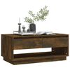 vidaXL Table basse Ch&ecirc;ne fum&eacute; 102,5x55x44 cm Bois d'ing&eacute;nierie
