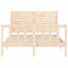 vidaXL Cadre de lit sans matelas 140x200 cm bois massif de pin