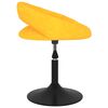 vidaXL Tabouret de bar Jaune moutarde Velours