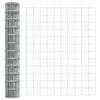 vidaXL Cl&ocirc;ture Euro 1,4 x 10 m Fer rev&ecirc;tu de PVC
