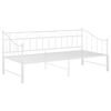 vidaXL Cadre de canapé-lit extensible sans matelas blanc 90x200 cm