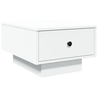 vidaXL Table basse blanc 60x45x31 cm bois d'ingénierie
