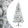 vidaXL Sapin de No&euml;l artificiel 120 cm PVC et Acier Vert et blanc