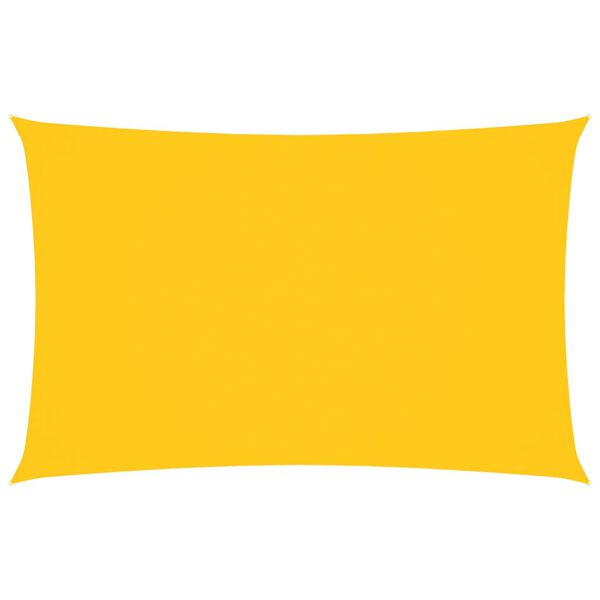 vidaXL Voile de parasol tissu oxford rectangulaire 2x5 m jaune