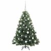 vidaXL Sapin de No&euml;l artificiel avec 150 LED Vert 120 cm PE et PVC