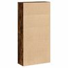 vidaXL Bibliothèque chêne fumé 60x24x120 cm bois d'ingénierie