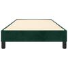 vidaXL Cadre de lit vert fonc&eacute; 90x190 cm velours