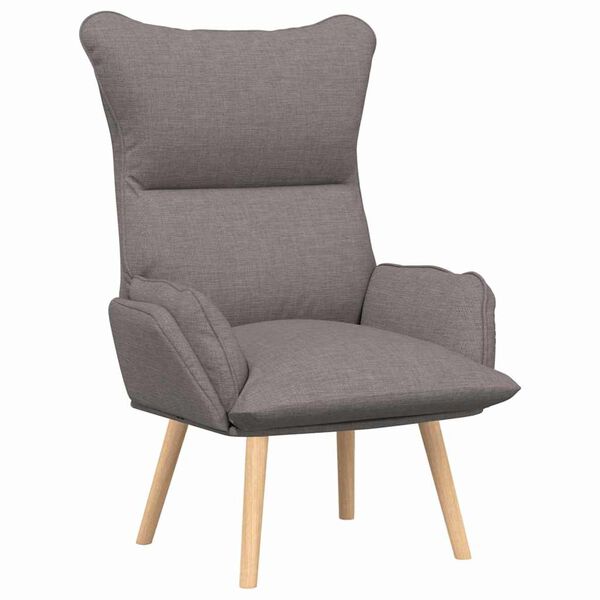 vidaXL fauteuil Taupe 69 x 74 x 93 cm Tissu Sherpa