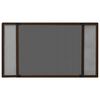 vidaXL Moustiquaire extensible pour fen&ecirc;tres Marron (100-193)x75 cm