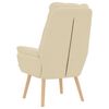 vidaXL fauteuil Crème 69 x 74 x 93 cm Tissu Sherpa