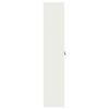 vidaXL Armoire de rangement 2 pcs Blanc 80 x 40 x 200 cm Acier