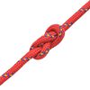 vidaXL Corde de bateau Polypropyl&egrave;ne 16 mm 50 m Rouge