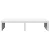 vidaXL Support de moniteur blanc 50x27x10 cm bois d'ingénierie