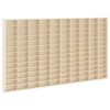 vidaXL Vitrine Murale Montage mural Beige 98 x 4,5 x 55 cm
