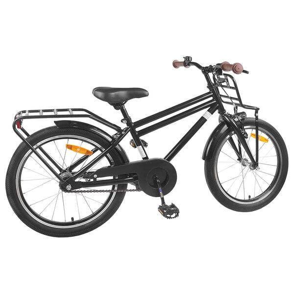 vidaXL V&eacute;lo pour Enfants 18 Pouces pour les 5-7 ans Noir