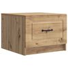 vidaXL Table basse Ch&ecirc;ne artisanal 49 x 50 x 37 cm Bois d'ing&eacute;nierie