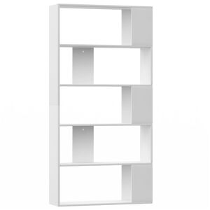 vidaXL Biblioth&egrave;que/S&eacute;parateur de pi&egrave;ce Blanc Bois d'ing&eacute;nierie