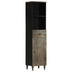 vidaXL Armoire de salle de bain 38x33x160 cm bois massif de manguier