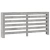 vidaXL Cache-radiateur gris b&eacute;ton 175x20x82 cm bois d'ing&eacute;nierie