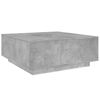 vidaXL Table basse gris b&eacute;ton 100x100x40 cm bois d'ing&eacute;nierie