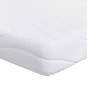 vidaXL Matelas Blanc 160 x 200 cm Tissu jacquard