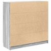 vidaXL Buffet et tiroirs sonoma gris 100,5x35x98,5cm bois d'ing&eacute;nierie