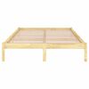 vidaXL Cadre de lit sans matelas bois massif 200x200 cm
