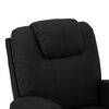 vidaXL Fauteuil de massage Noir Similicuir