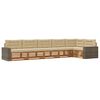 vidaXL Ensemble de canap&eacute;s d'ext&eacute;rieur 6 pc Naturel et Beige Polyester