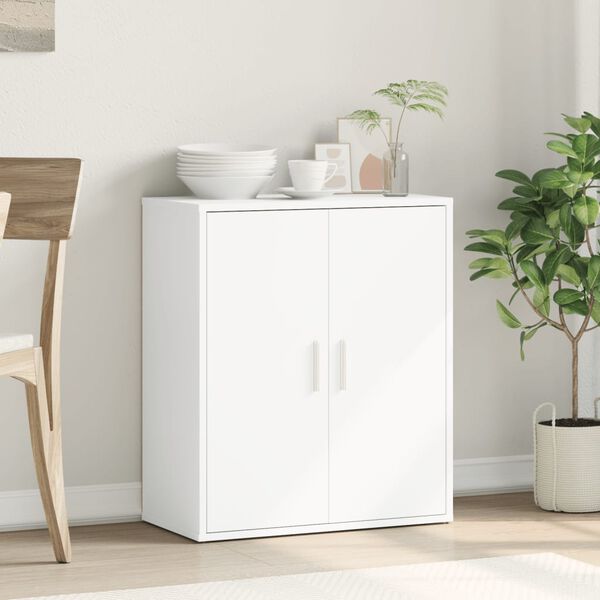 vidaXL Buffet blanc 60x31x70 cm bois d'ingénierie