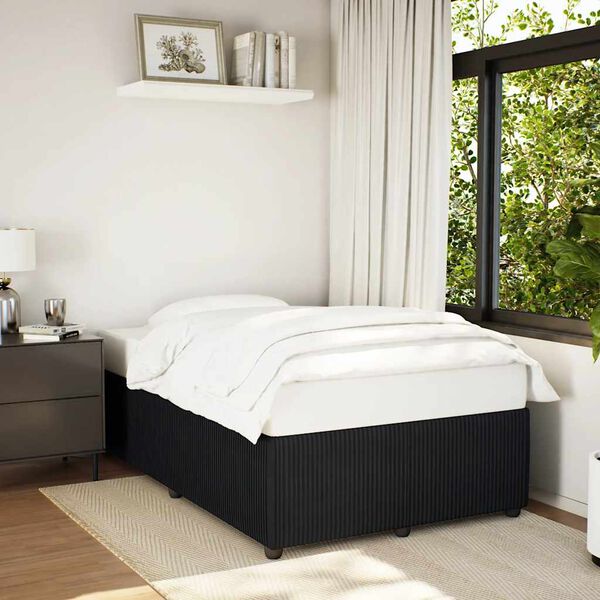 vidaXL Cadre de lit sans matelas noir 120x200 cm velours