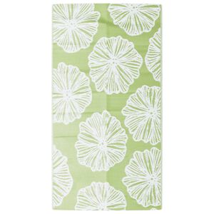 vidaXL Tapis d'ext&eacute;rieur ARAKIL vert 80x150 cm PP