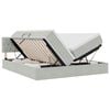 vidaXL Lit de Rangement avec t&ecirc;te de lit 2 pi&egrave;ces Gris clair