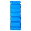 vidaXL Matelas de camping autogonflant avec oreiller 1 personne bleu