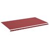 vidaXL Tissu de remplacement pour auvent Bordeaux rouge 6x3,5 m