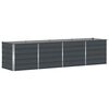 vidaXL Jardini&egrave;re Anthracite 240 x 80 x 75 cm Acier