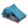 vidaXL Tente Tipi avec toit Bleu 364 x 281 x 257 cm taffetas