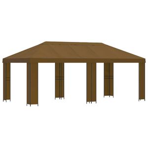 vidaXL Abri de jardin 6 x 3 m Taupe Polyester et Acier 190 gsm