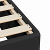 vidaXL Cadre de lit sans matelas noir similicuir
