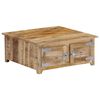 vidaXL Table basse 70x70x30 cm Bois de manguier solide