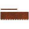 vidaXL Bordure de Pelouse 30 pcs Marron 100 x 0.05 x 20 cm